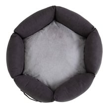 Charcoal Hexagonal Dog Bed